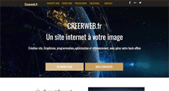 Desktop Screenshot of creerweb.fr